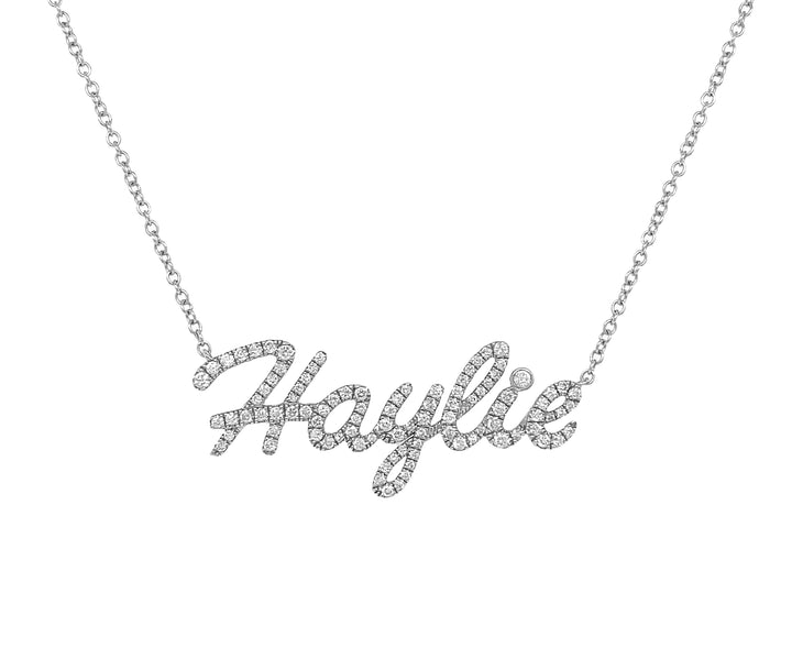 18kt White Gold Diamond Pendant