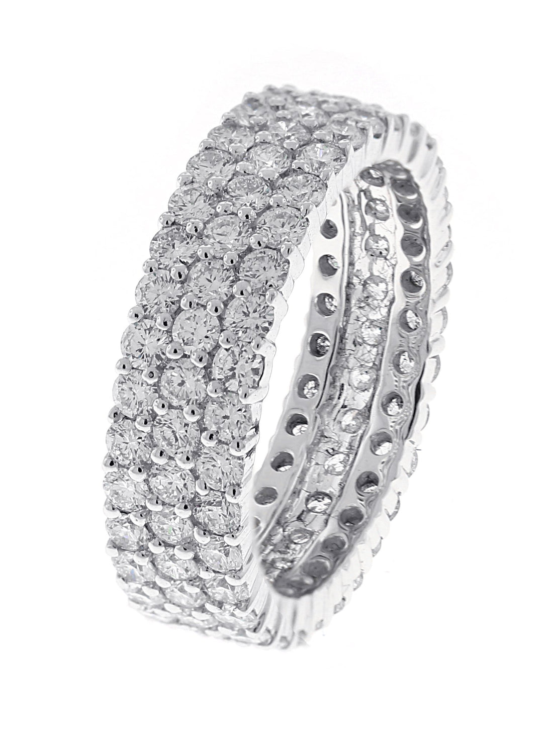 18kt White Gold Diamond Eternity Band