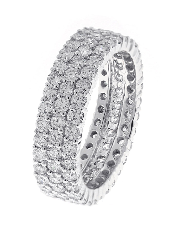 18kt White Gold Diamond Eternity Band