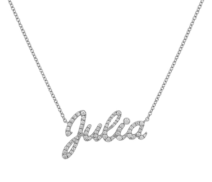 18kt White Gold Diamond Pendant