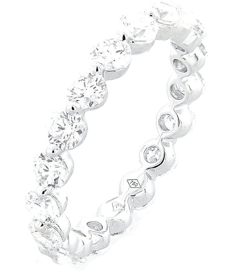18kt White Gold Diamond Eternity Band