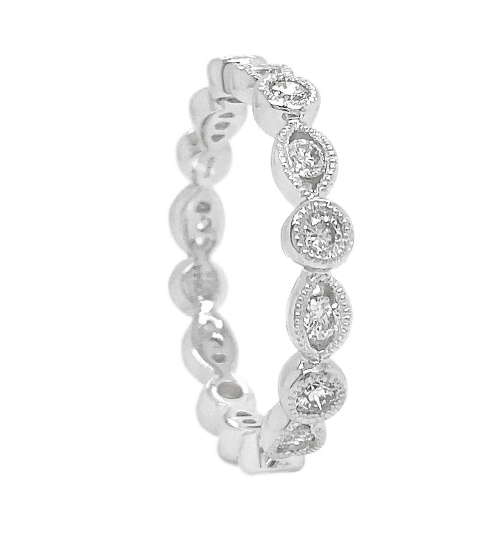 18kt White Gold Diamond Eternity Band