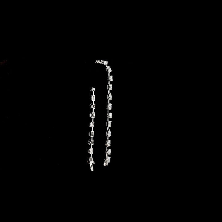 14kt White Gold Lab Diamond Tennis Bracelet