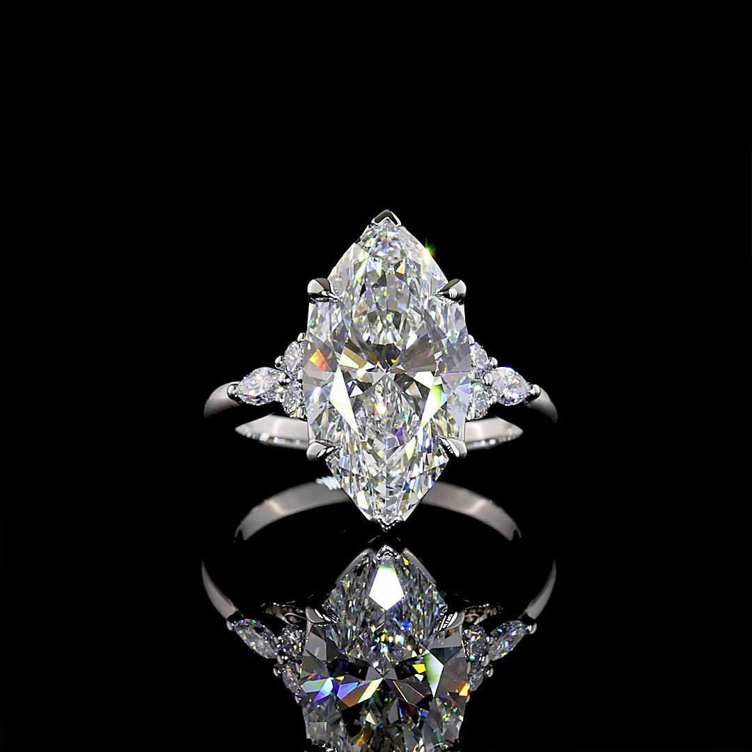 Platinum Lab Diamond Ring