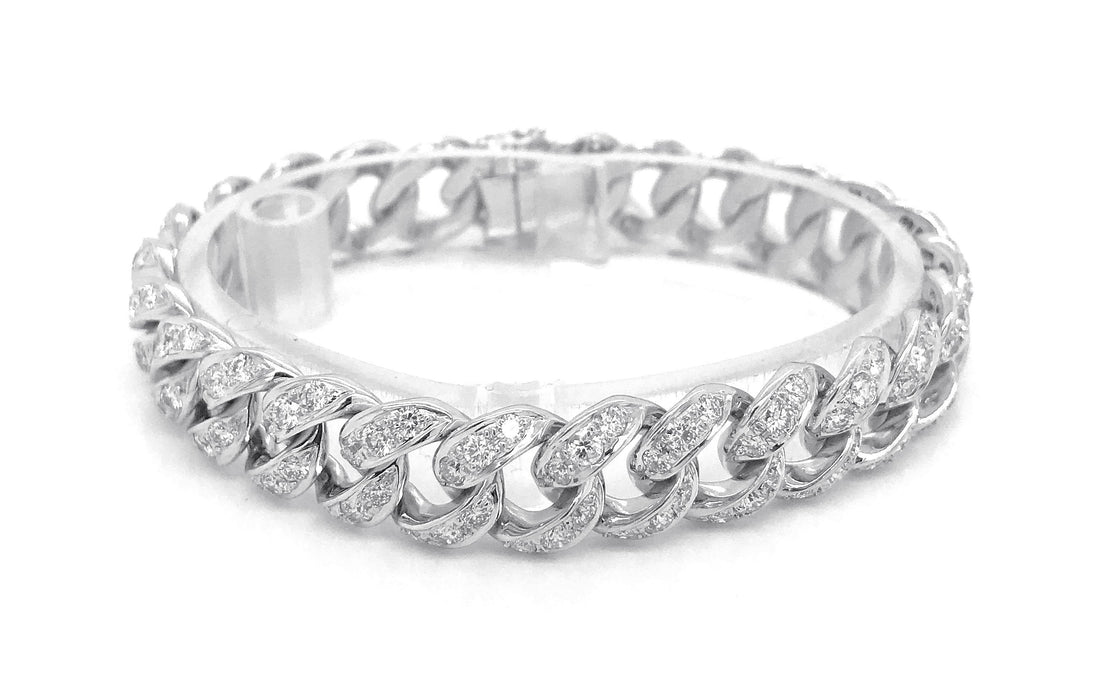 18kt White Gold Diamond Bracelet