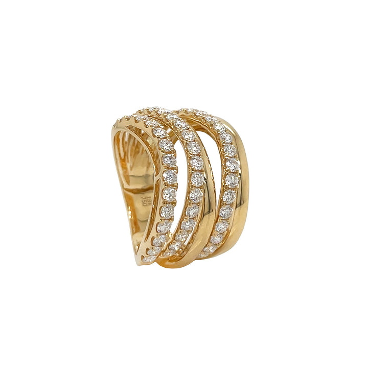 18kt Yellow Gold Diamond Ring