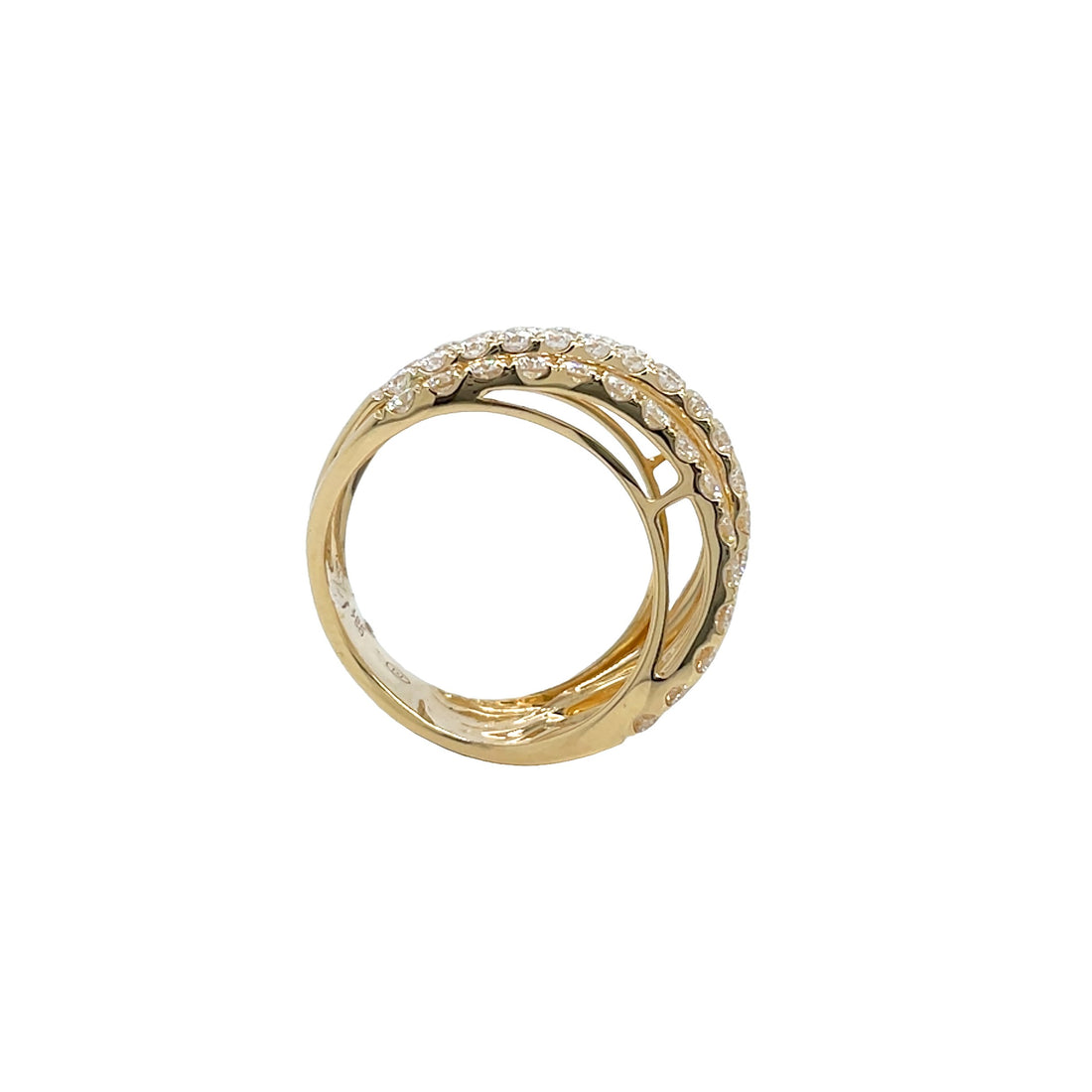 18kt Yellow Gold Diamond Ring
