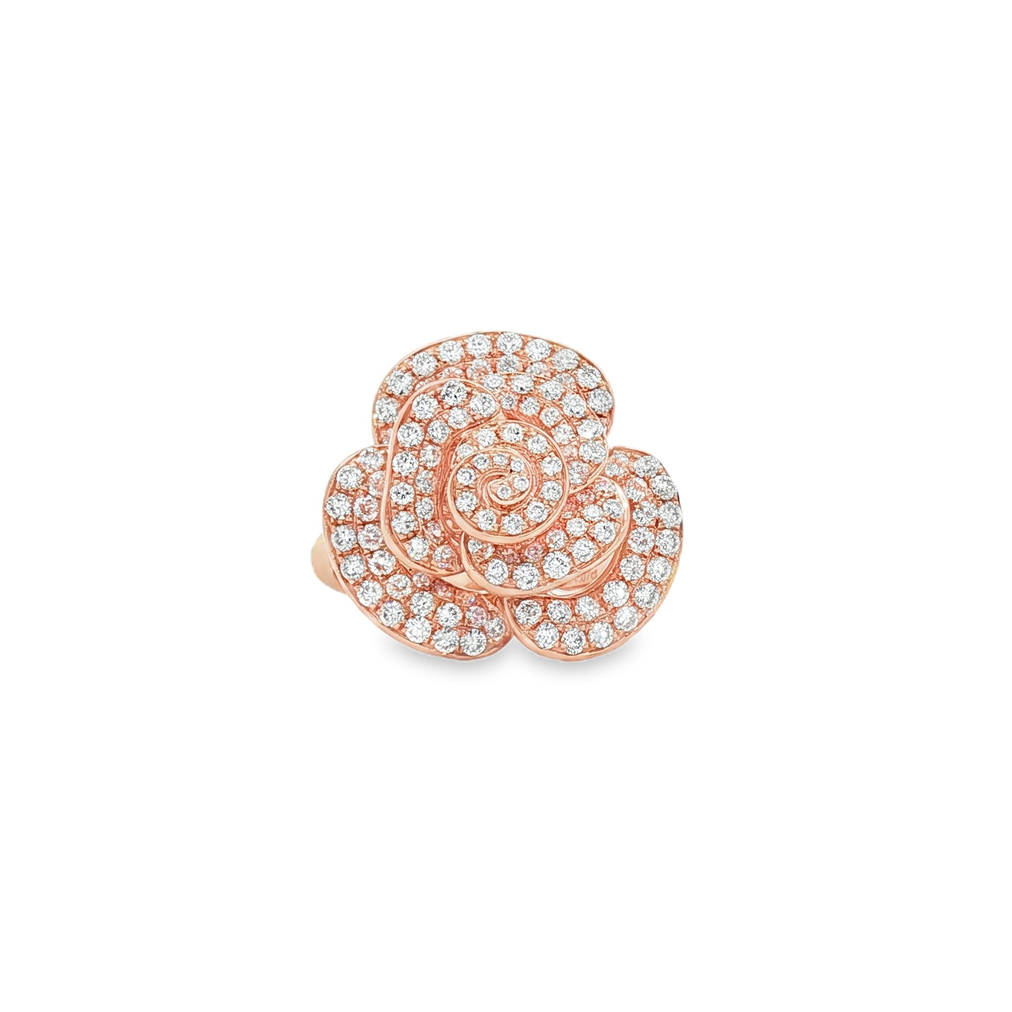 18kt Rose Gold Diamond Ring