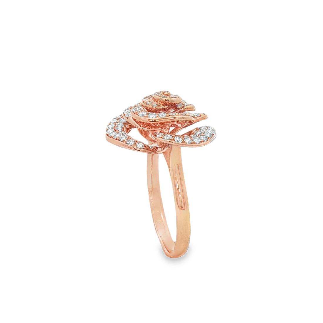 18kt Rose Gold Diamond Ring