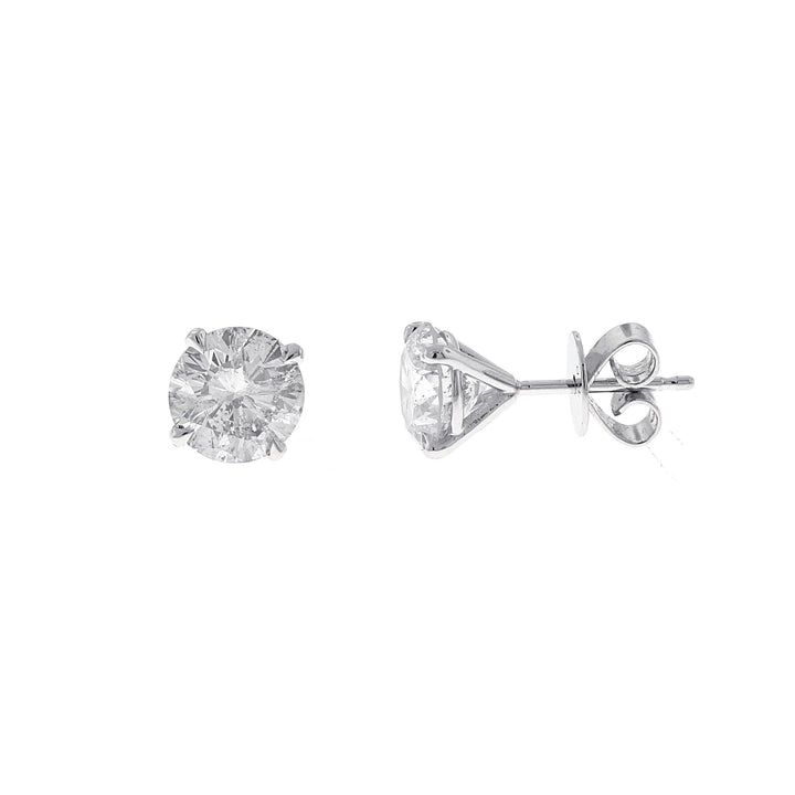 14kt White Gold Lab Diamond Studs