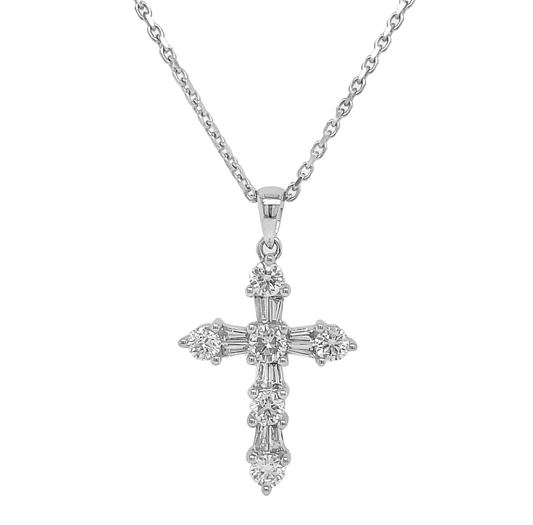 18kt White Gold Diamond Pendant
