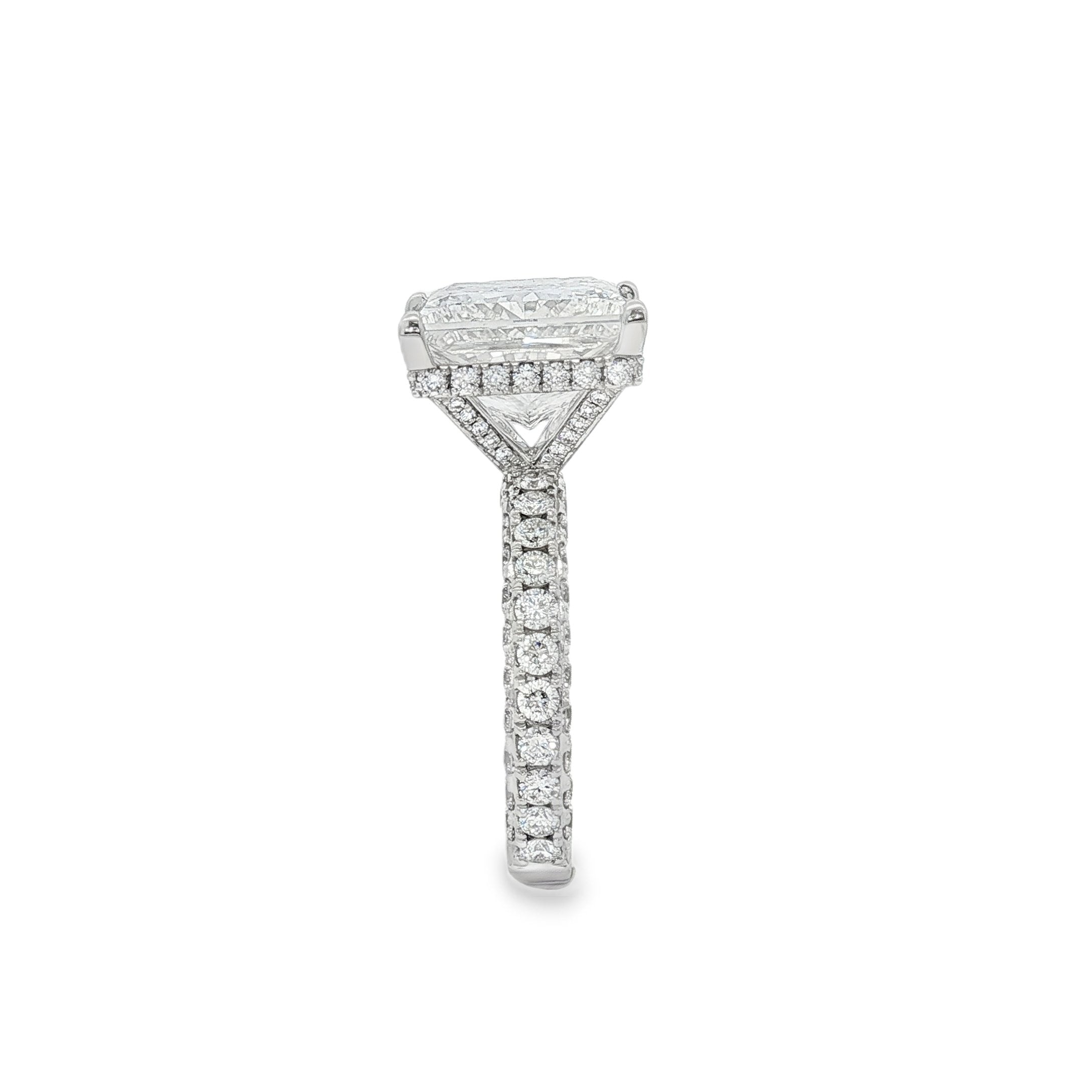 14kt White Gold Lab Diamond Ring