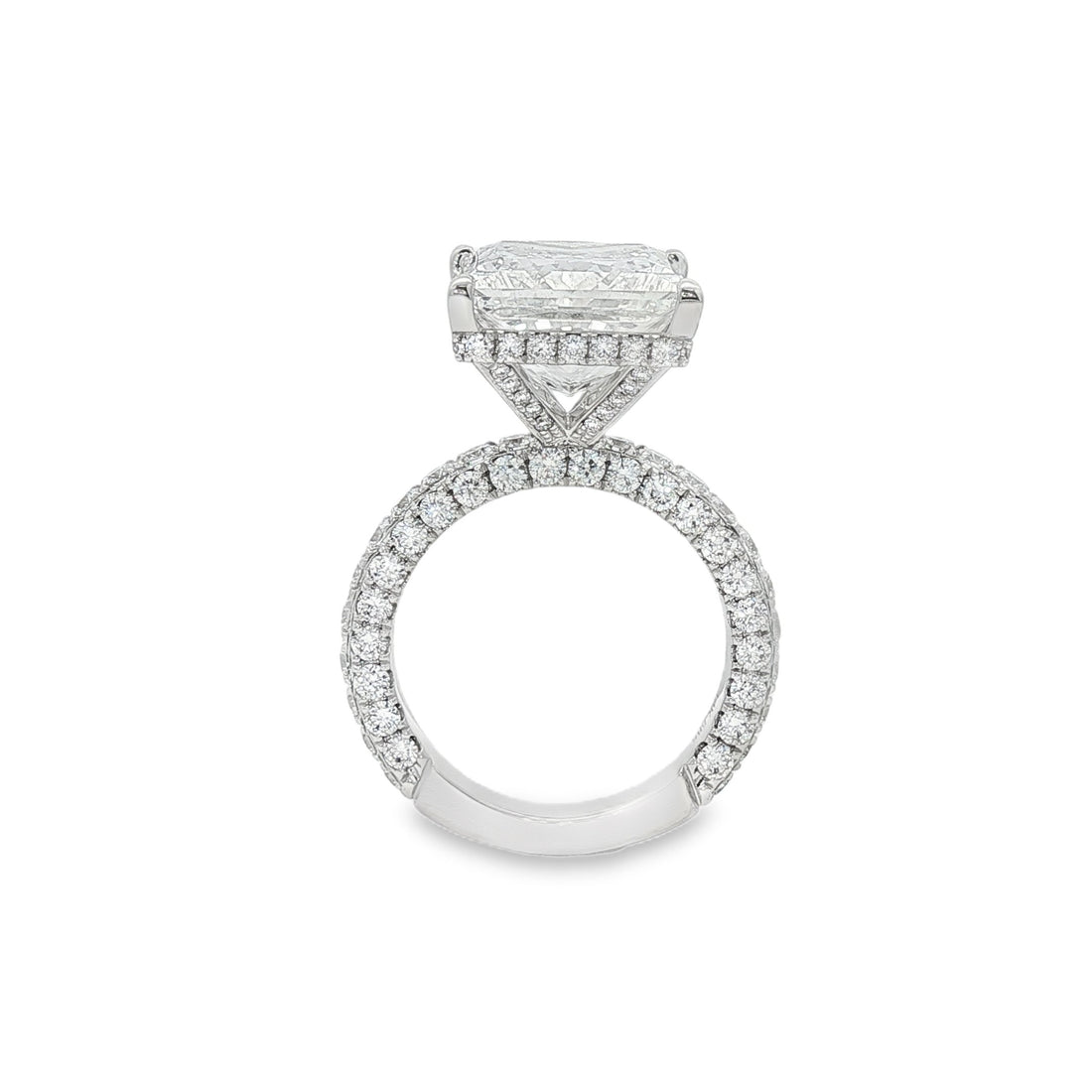 14kt White Gold Lab Diamond Ring