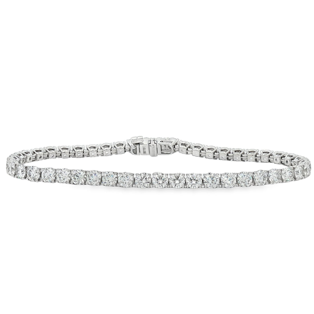 14kt White Gold Lab Diamond Tennis Bracelet