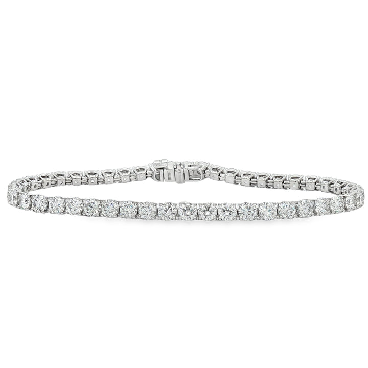 14kt White Gold Lab Diamond Tennis Bracelet