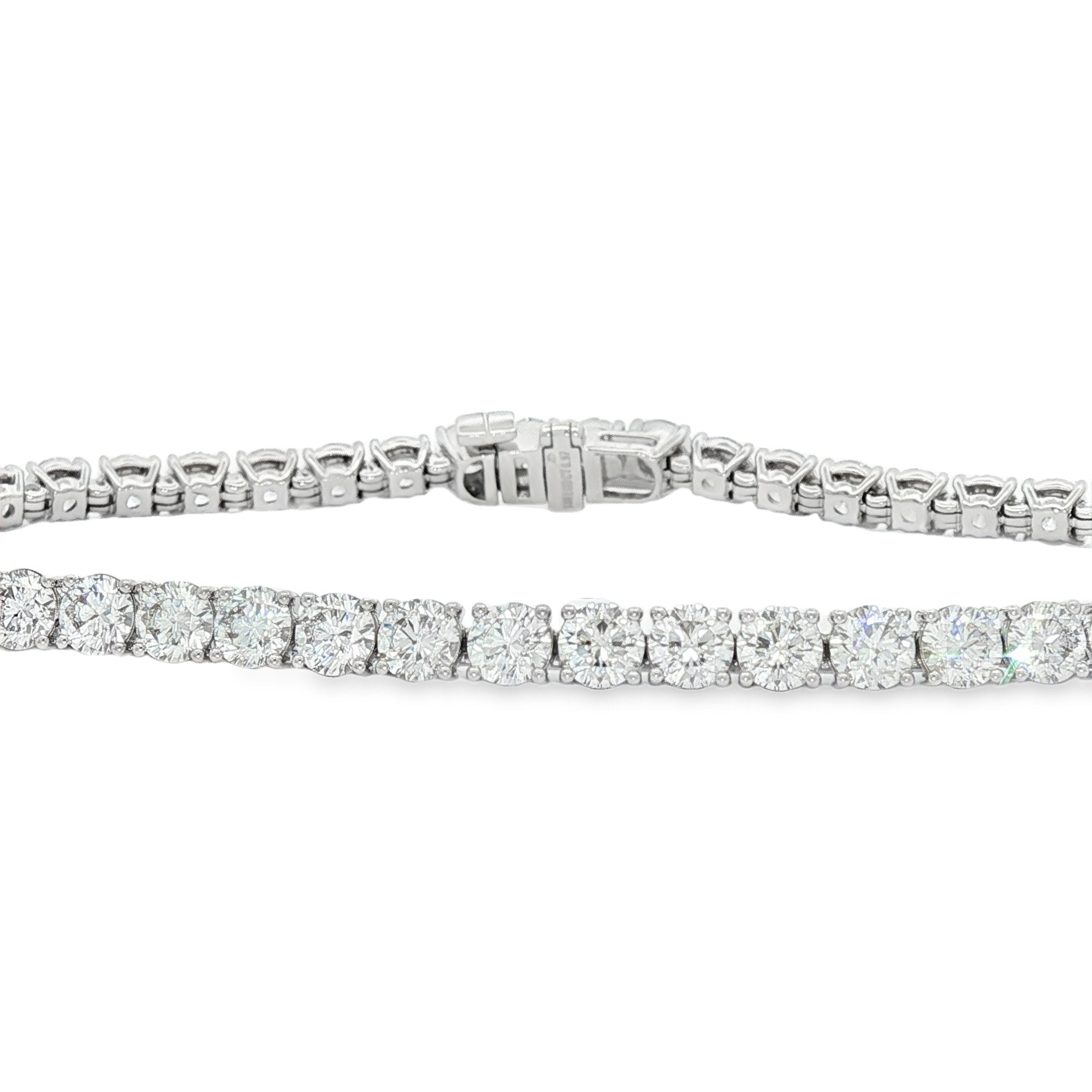 14kt White Gold Lab Diamond Tennis Bracelet