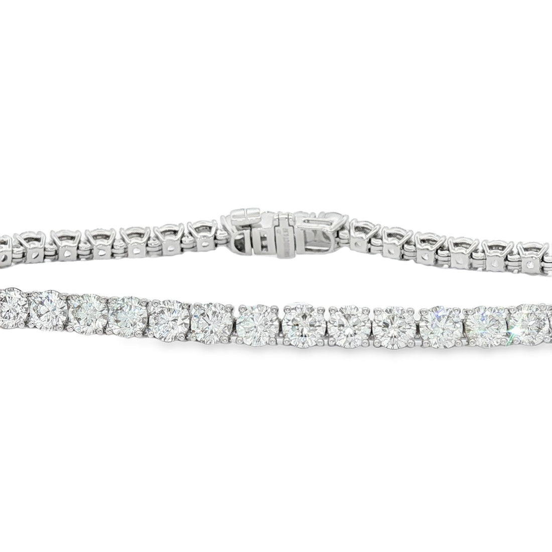 14kt White Gold Lab Diamond Tennis Bracelet