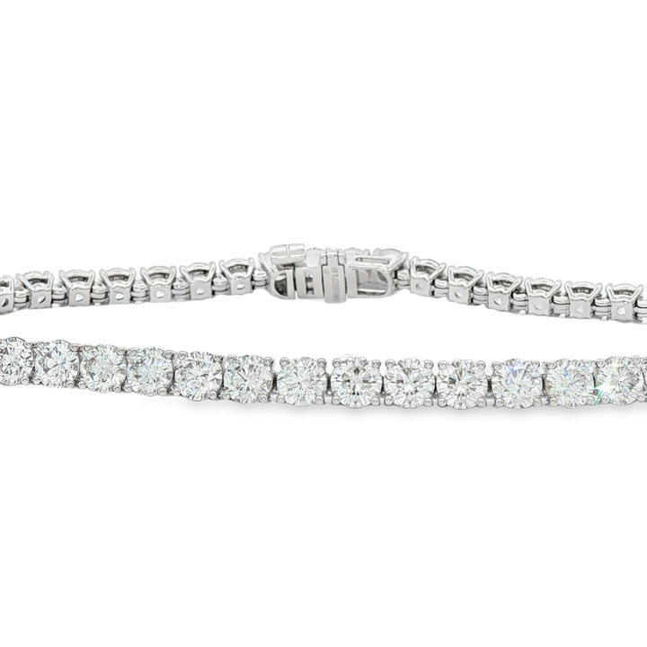 14kt White Gold Lab Diamond Tennis Bracelet
