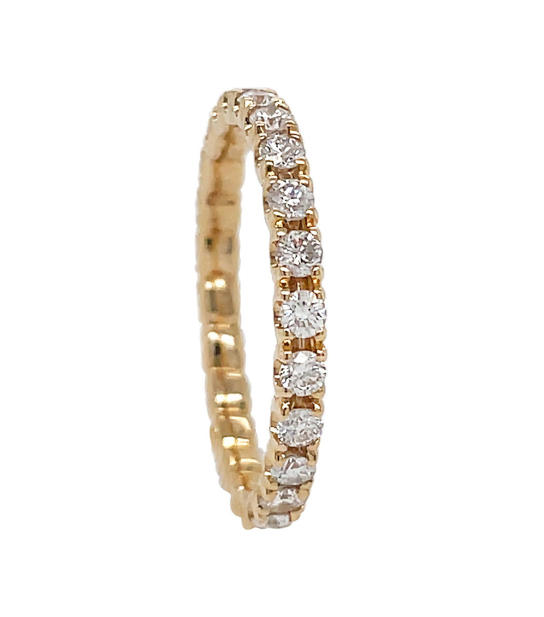 18kt Yellow Gold Diamond Band