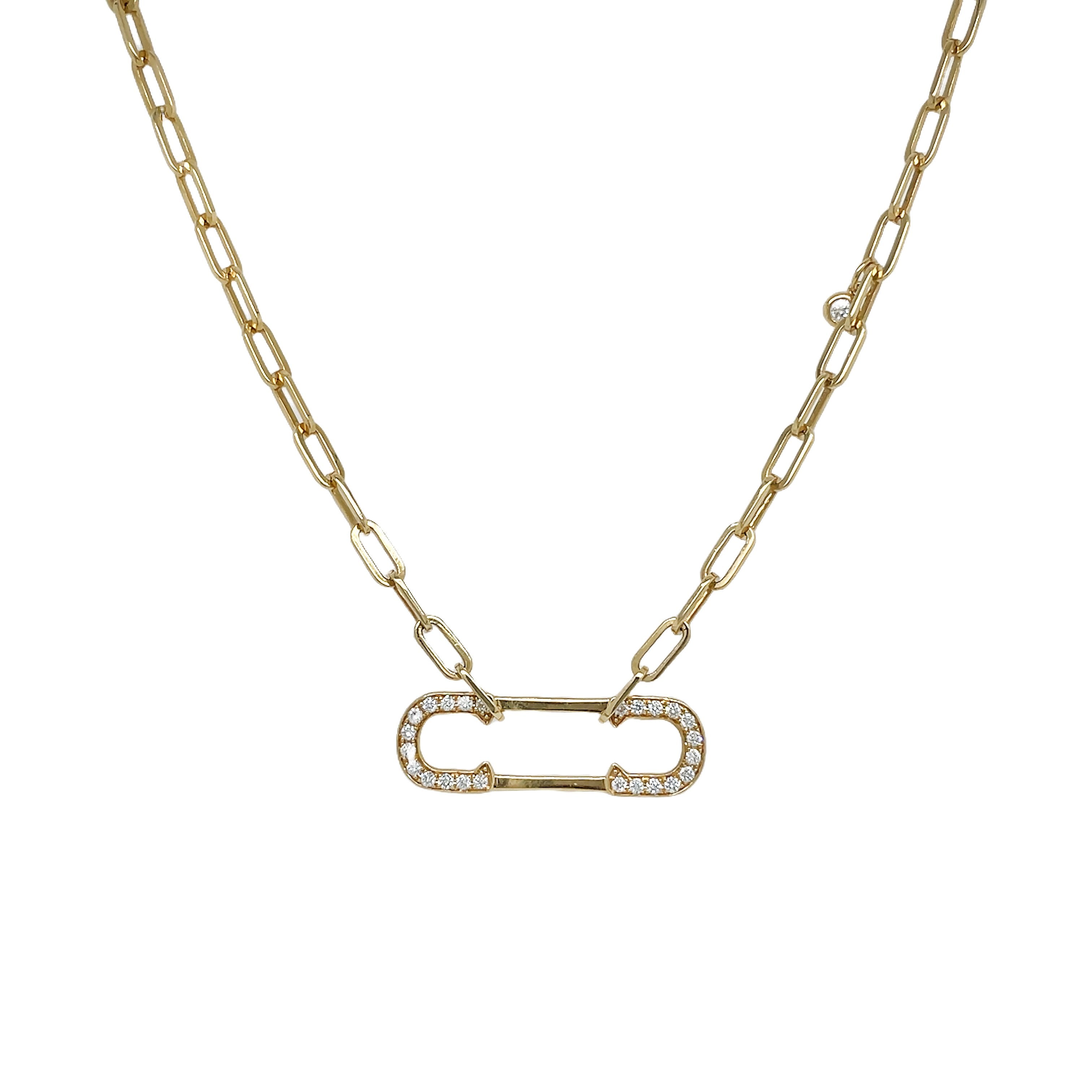 18Kt Yellow Gold Diamond Pendant