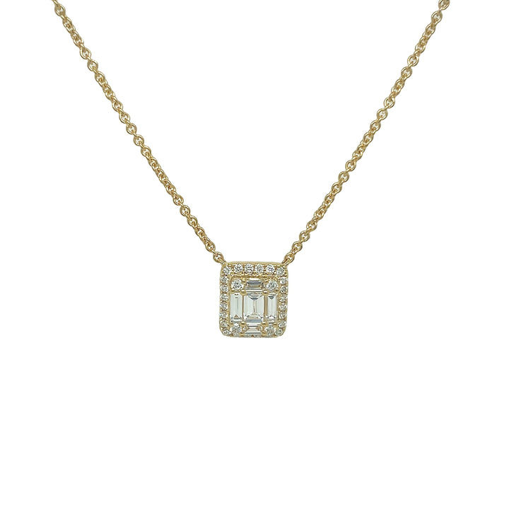 18kt Yellow Gold Diamond Pendant