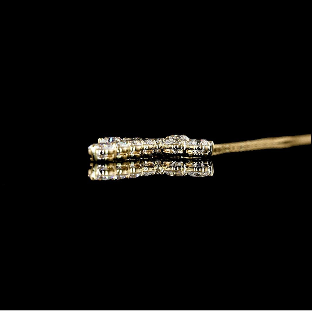 14kt Yellow Gold Lab Diamond Pendant