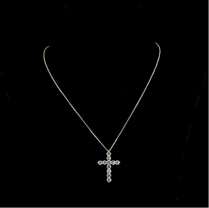 14kt Yellow Gold Lab Diamond Pendant